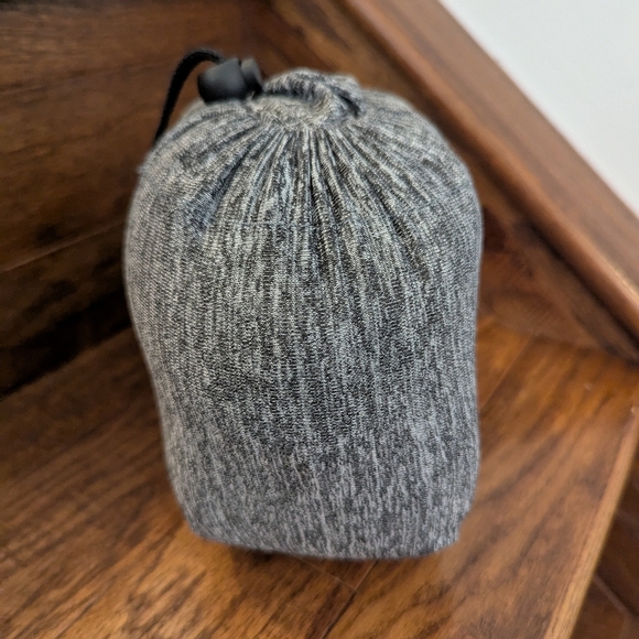 Travel Pillow Memory Foam CVOHO Gray Graphite New Never Used - Picture 4 of 9